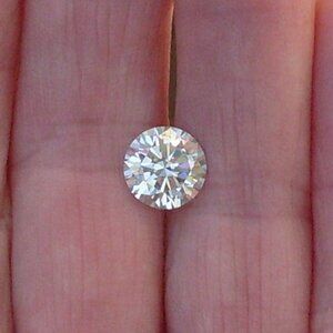 9mm (3 Carats) - Charles & Colvard Forever Classic Moissanite Stone C & C Card